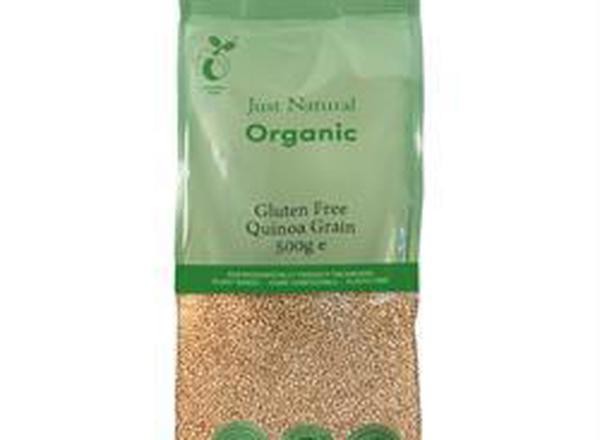 Just Natural Organic Gluten Free Quinoa Grain 500g