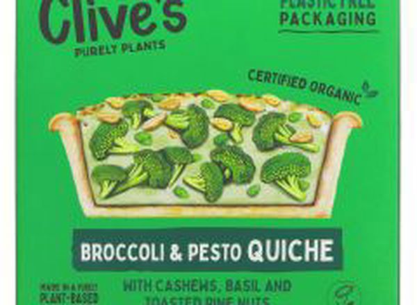 Clives Broccoli & Pesto Quiche