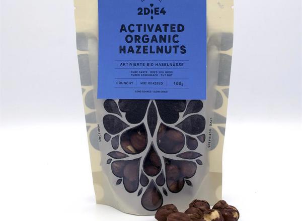 2DiE4 Activated Organic Hazelnuts 100g