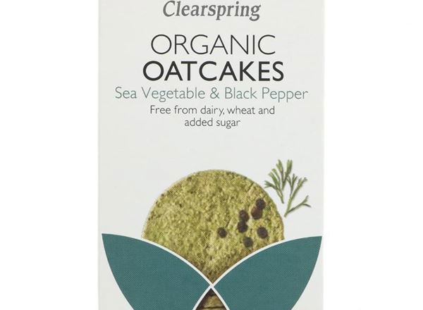 (Clearspring) Oatcakes - Sea Vegetable & Black Pepper 200g