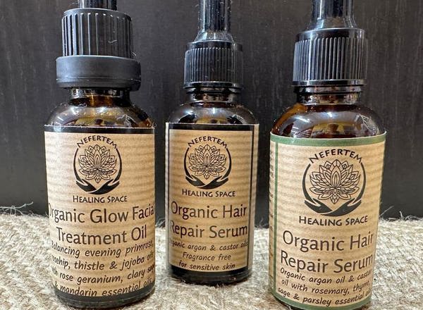 Nefertem organic hair treatment serum