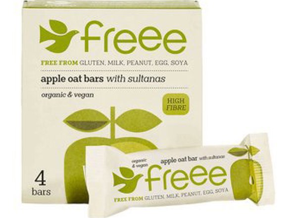 Doves Farm Apple Oat bar X 4 X 35G