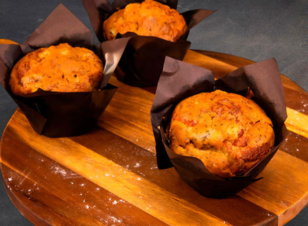 Savoury Pastry: Muffin - Jalapeno & Red Pepper - BB