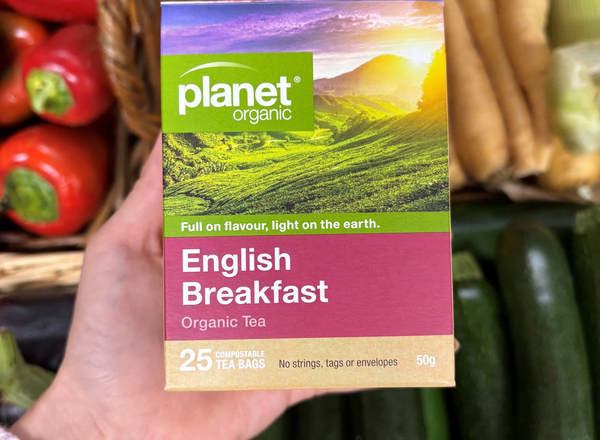 Planet Organic Tea 25 Bags English Breakfast