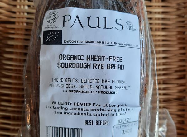 Wheat-Free Sourdough Rye Bread 400g