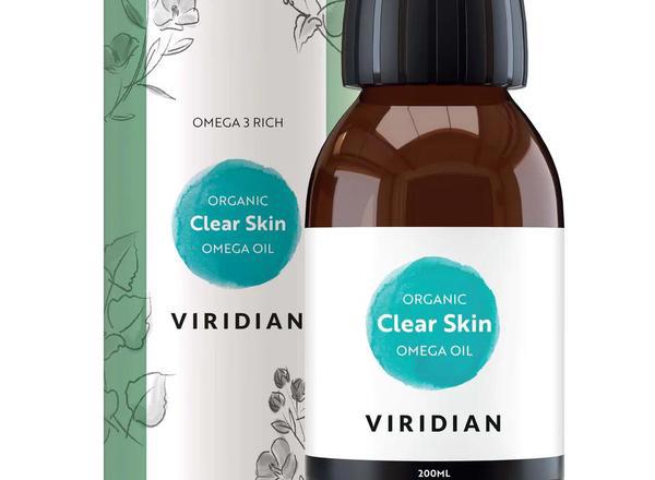 Viridian Organic Clear Skin Omega Oil 200ml