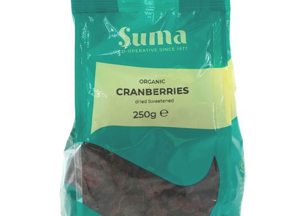 (Suma) Dried Fruit - Cranberry 250g