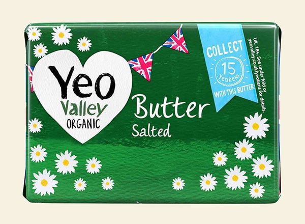 Yeo Valley Salted Organic Butter.