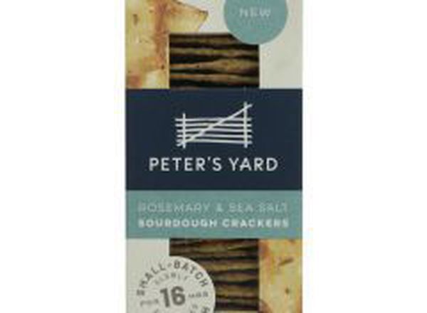 Peter's Yard Rosemary and Sea Salt Sourdough Crackers