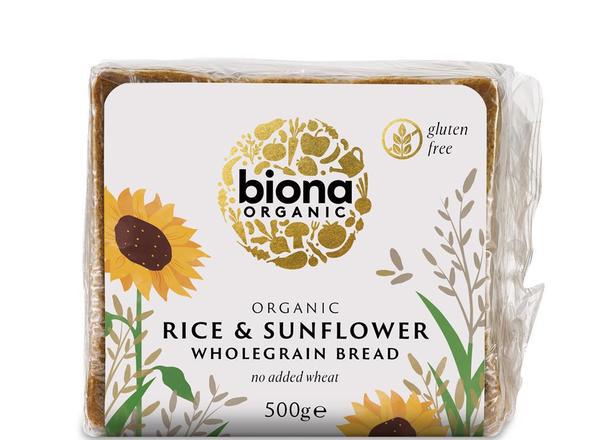 Organic GF Rice & Sunflower Seed Bread 500g