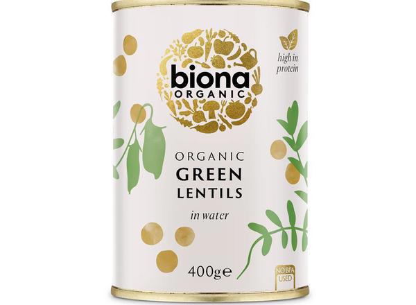 Organic Green Lentils - 400g