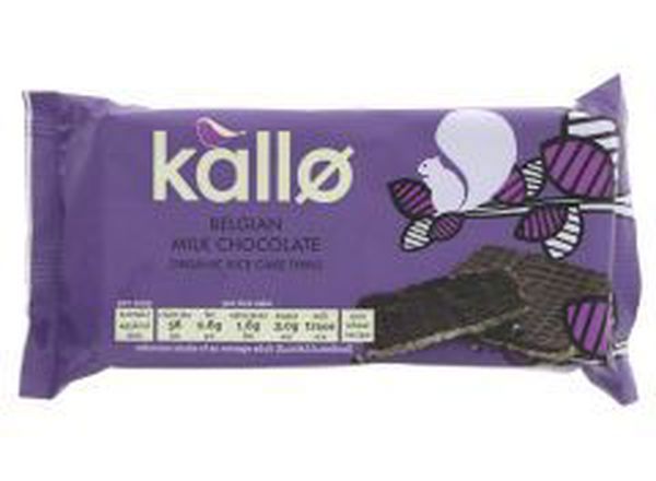 Kallo Milk Chocolate Rice Cake Thins