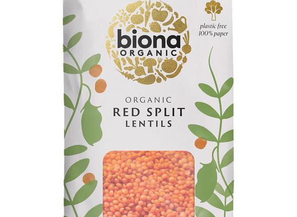 Organic Red Split Lentils - 500g