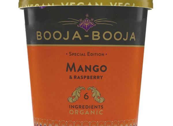 Booja Booja Organic Mango & Raspberry vegan Ice Cream
