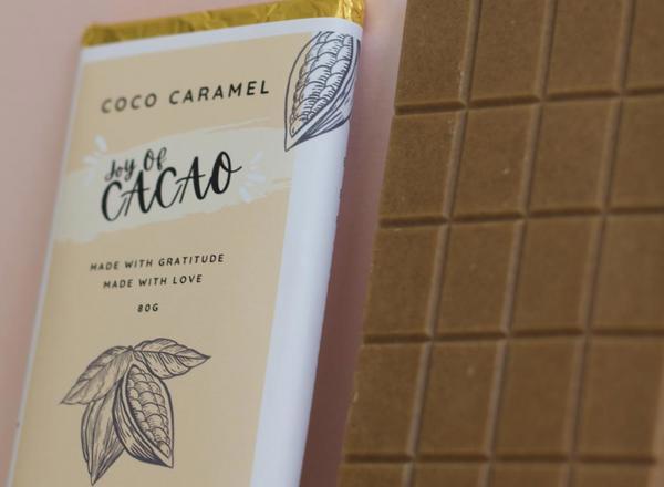Joy of Nutrition chocolate bar Coco Caramel