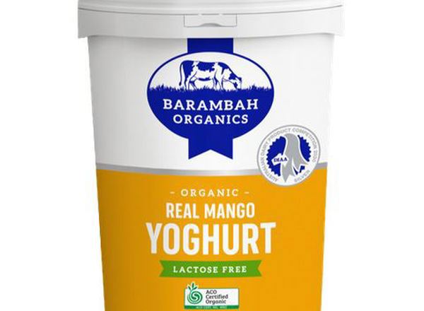 Yoghurt Organic: Lactose Free, Mango - BO (Esky Required)