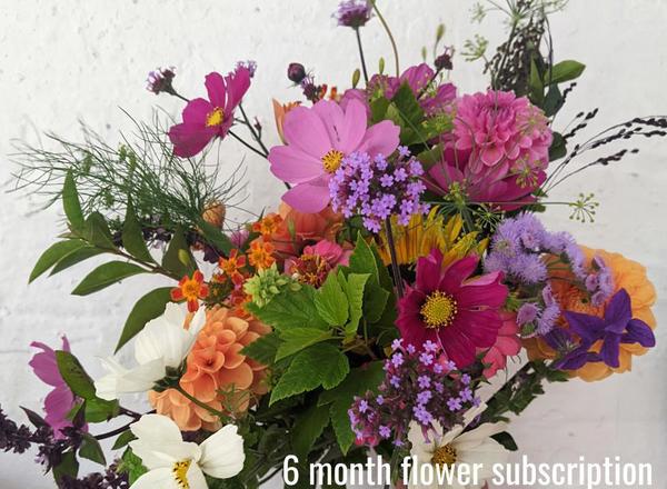 6 Month Flower Subscription (Apr-Sept)