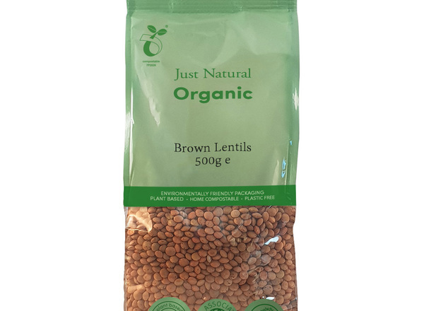 Organic Brown Lentils - 500G