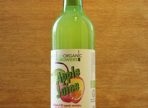 Organic Apple Juice, Sheffield Organic Growers