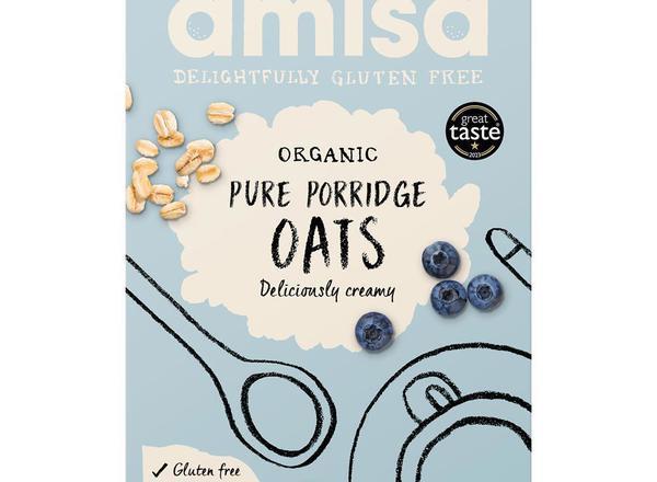 Organic Gluten Free Porridge Oats 325g