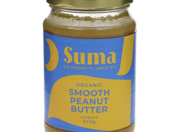 (Suma) Peanut Butter - Smooth Unsalted 340g