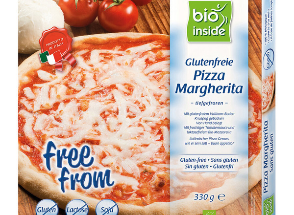 Organic Pizza Margherita Gluten Free 330g