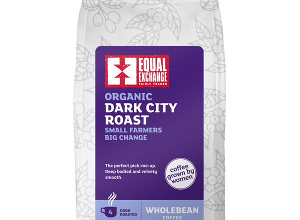 Organic & Fair Trade Dark City Roast Coffee Beans 200g