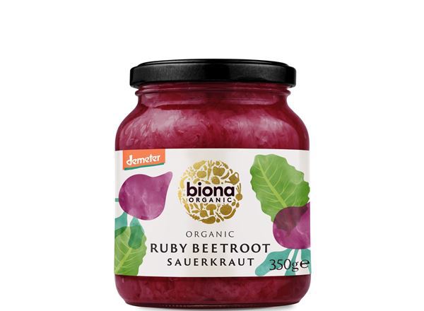 Organic Ruby Beetroot Sauerkraut - 350G