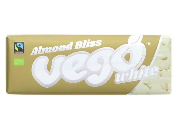 (Vego) Chocolate Bar - White Choc Almond Bliss 50g