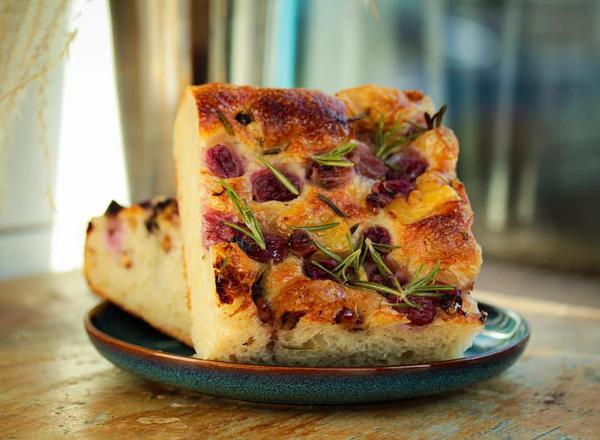 Cheese Board Focaccia Slice