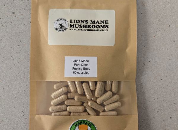 Lion’s Mane 100% Fruiting Body Capsules