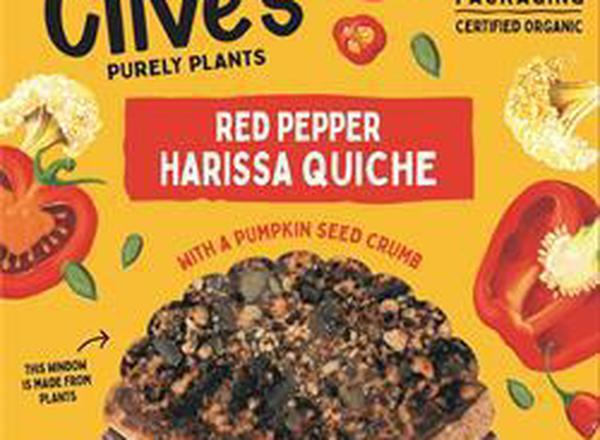 Clives Red Pepper Harissa Quiche