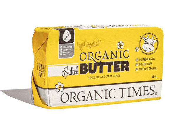 Butter Organic: Salted - OT (Esky Required)