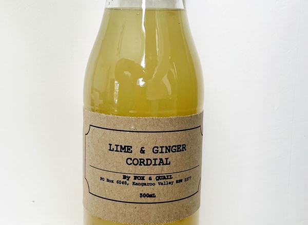 Cordial Natural: Lime & Ginger - FQ