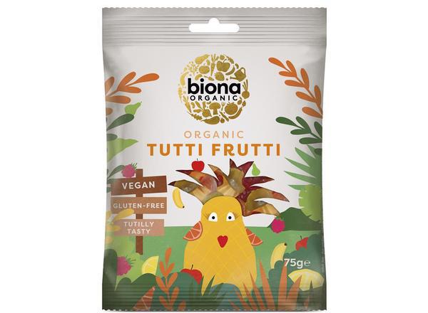 Organic GF Tutti Frutti Wine Gums 75g