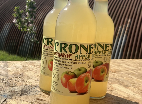 Crone's organic apple juice 750ml