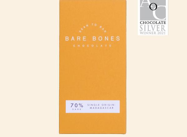 Bare Bones 70% Madagascar Single Origin Dark Chocolate