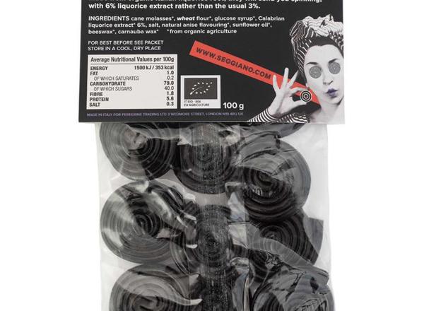 Seggiano Organic Liquorice Spirals 100g