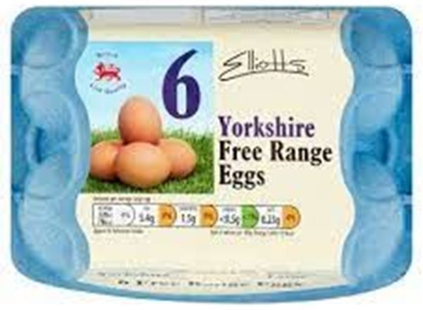 Elliotts Large Free Range Eggs 6