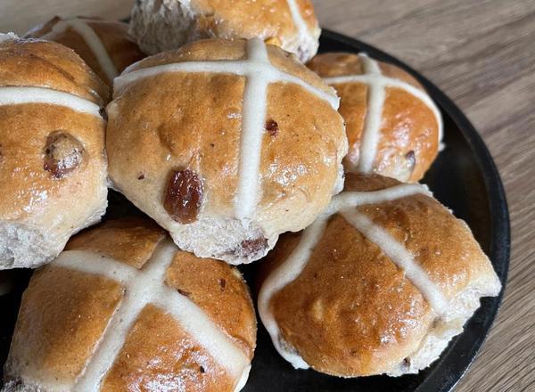 . Hot Cross Buns (Pack of 4)