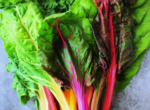 Chard Rhubarb Rainbow