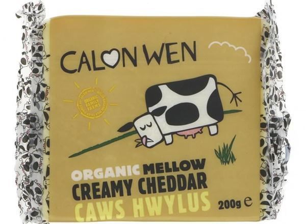 Calon Wen Organic Mellow Cheddar Cheese