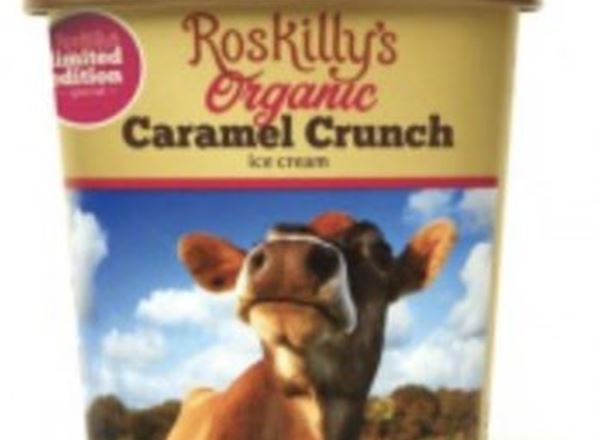 Roskilly Caramel Crunch Ice Cream (500ml)