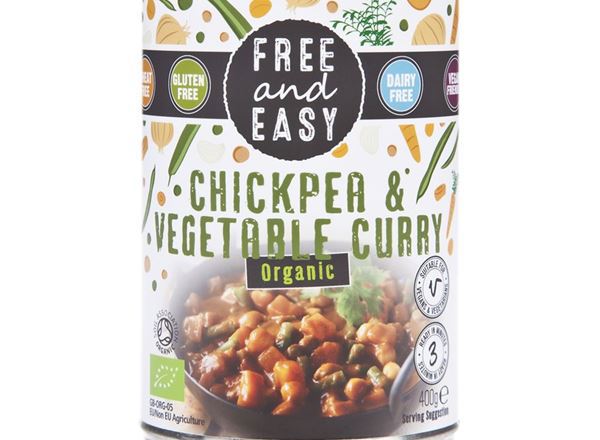 Chick Pea & Vegetable Curry Organic