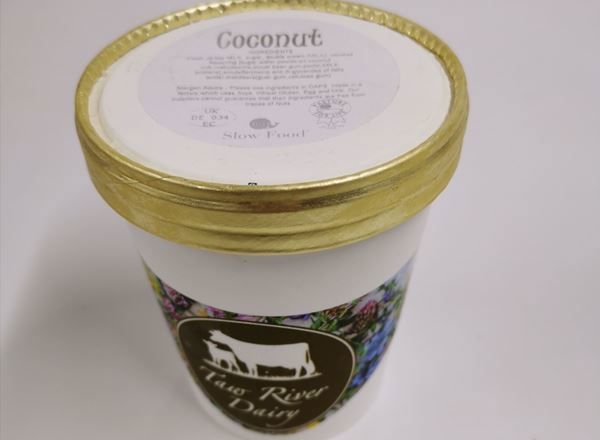 Taw River Dairy Luxury Ice Cream - Coconut - Non Organic