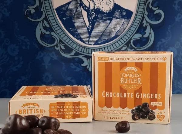 Charles Butler Chocolate Gingers 100g