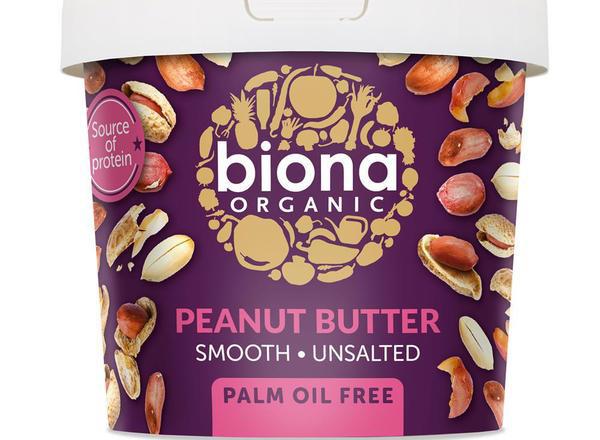 Biona Organic Peanut Butter Smooth Unsalted 1KG