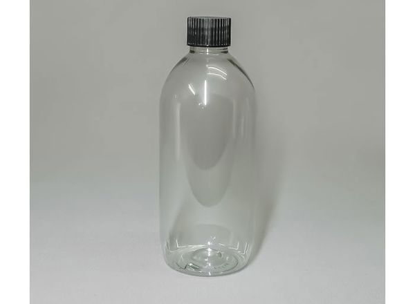 Miniml empty PET bottle