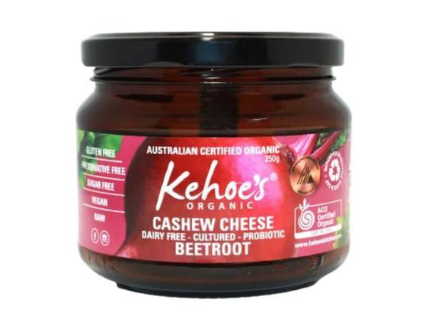 Cheese Plant Based Organic: Cashew Beetroot Dip - KK (Esky Required)