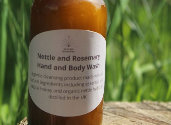 (Autumn Blossoms) Nettle & Rosemary Hand and Body Wash 100ml